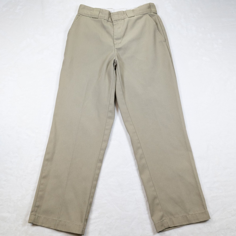Urban Outfitters x Dickies 874 Work Pants Womens 4 Khaki High Rise Straight Fit
